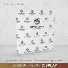Custom Backdrop Banner, Personalized Tension Fabric Display for Party, Event, Trade Shows