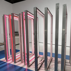 LED Lighted Backdrop Display Floor Stand, Portable Trade Show Lightbox Wall, Custom Illuminated Banner