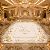 Custom Floor Decal, Personalized Vinyl Floor Sticker for Weddings, Parties & Events