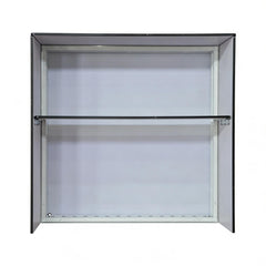 Modern LED Lit Storage Cabinet, Floor Standing Display Shelf for Events