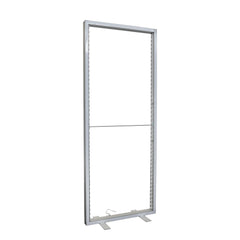 LED Lighted Backdrop Display Floor Stand, Portable Trade Show Lightbox Wall, Custom Illuminated Banner