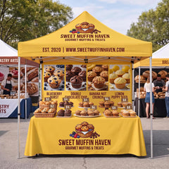 Custom Pop Up Canopy Tent Package with Trade Show Booth Display