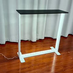 LED Light Box Reception Counter, Portable Trade Show Display Podium Table, Custom Illuminated