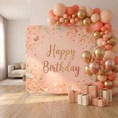 Custom Kids Birthday Backdrop Display, Personalized Party Banner with Aluminum Frame