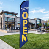 Custom Feather Flag — Weather-Resistant Advertising Flag for Storefronts, Markets & Trade Shows