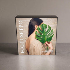 Modern LED Lit Storage Cabinet, Floor Standing Display Shelf for Events
