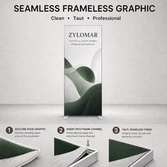 Modular SEG Lightbox Wall Frameless LED, Tension Fabric Trade Show Booth Display, Portable Backlight