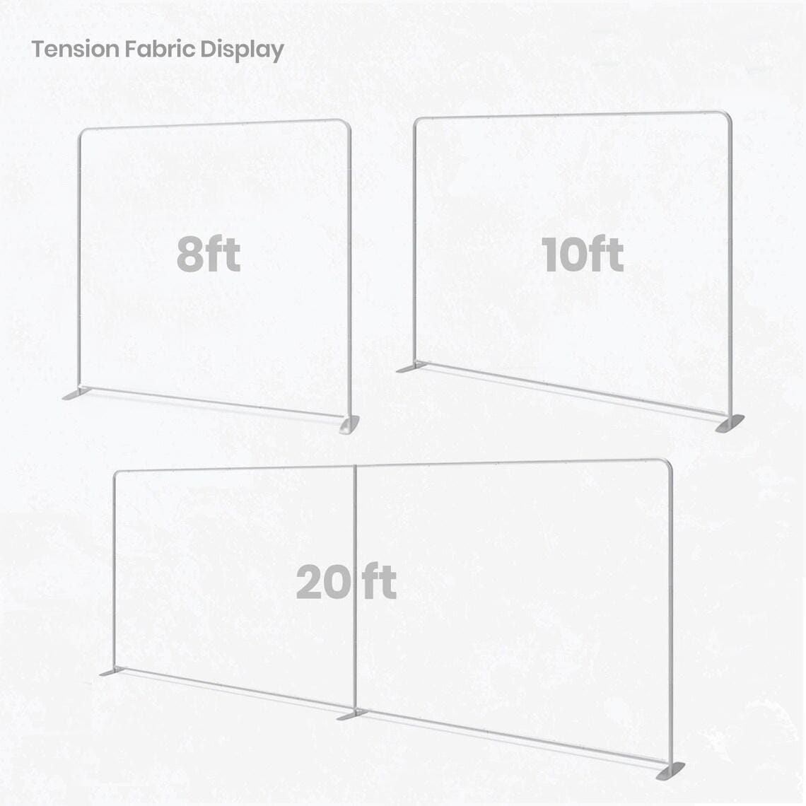 Custom Backdrop Banner, Personalized Tension Fabric Display for Party, Event, Trade Shows