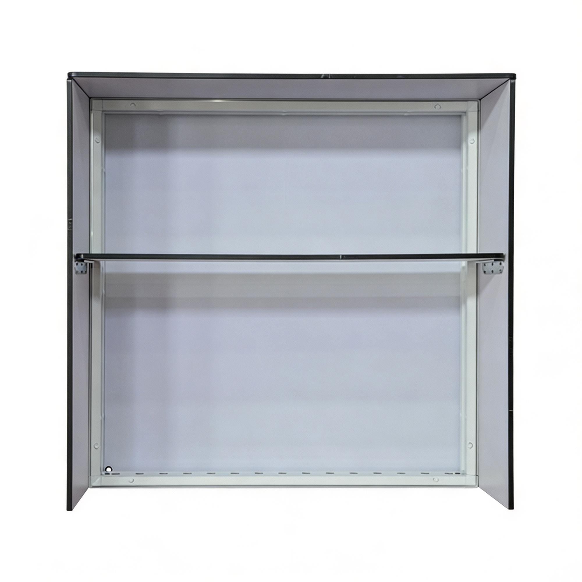 Modern LED Lit Storage Cabinet, Floor Standing Display Shelf for Events