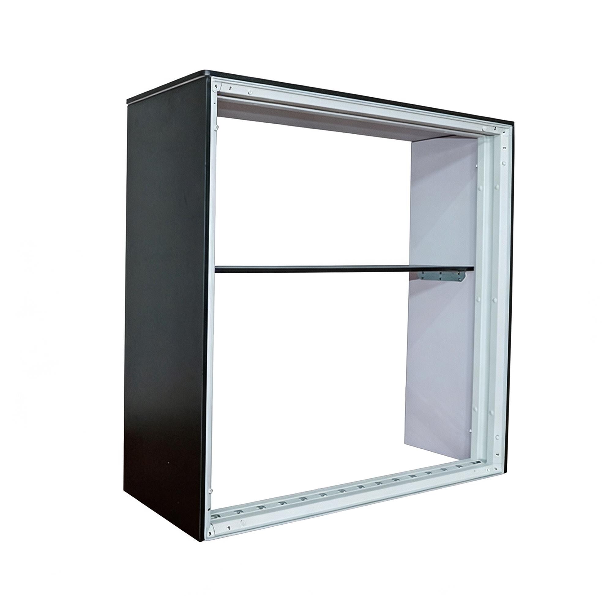 Modern LED Lit Storage Cabinet, Floor Standing Display Shelf for Events