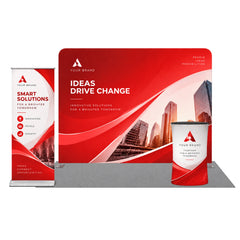 10x10 FT Custom Logo Foldable Frame Modular Promotional Expo Roll-Up Banner Trade Show Booth