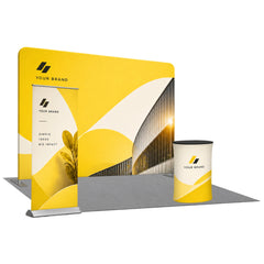10x10 FT Custom Logo Foldable Frame Modular Promotional Expo Roll-Up Banner Trade Show Booth