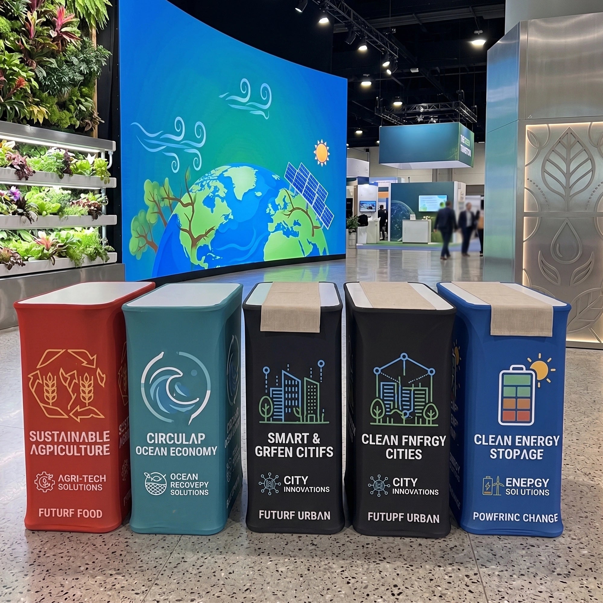 Custom Tension Fabric Podium, Trade Show, Hard Case, Business Marketing, Event Signage, Display